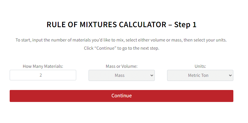 Rule of Mixtures Calculator for Heat Capacity