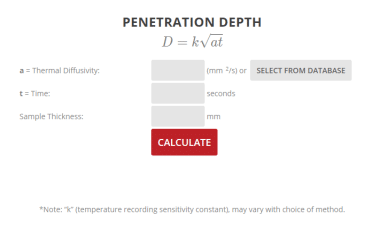 Heat Penetration Calculator